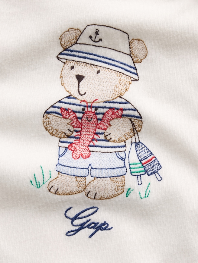 はじめてのお気に入り オーガニックコットン グラフィック ボディスーツ (ベビー)-2