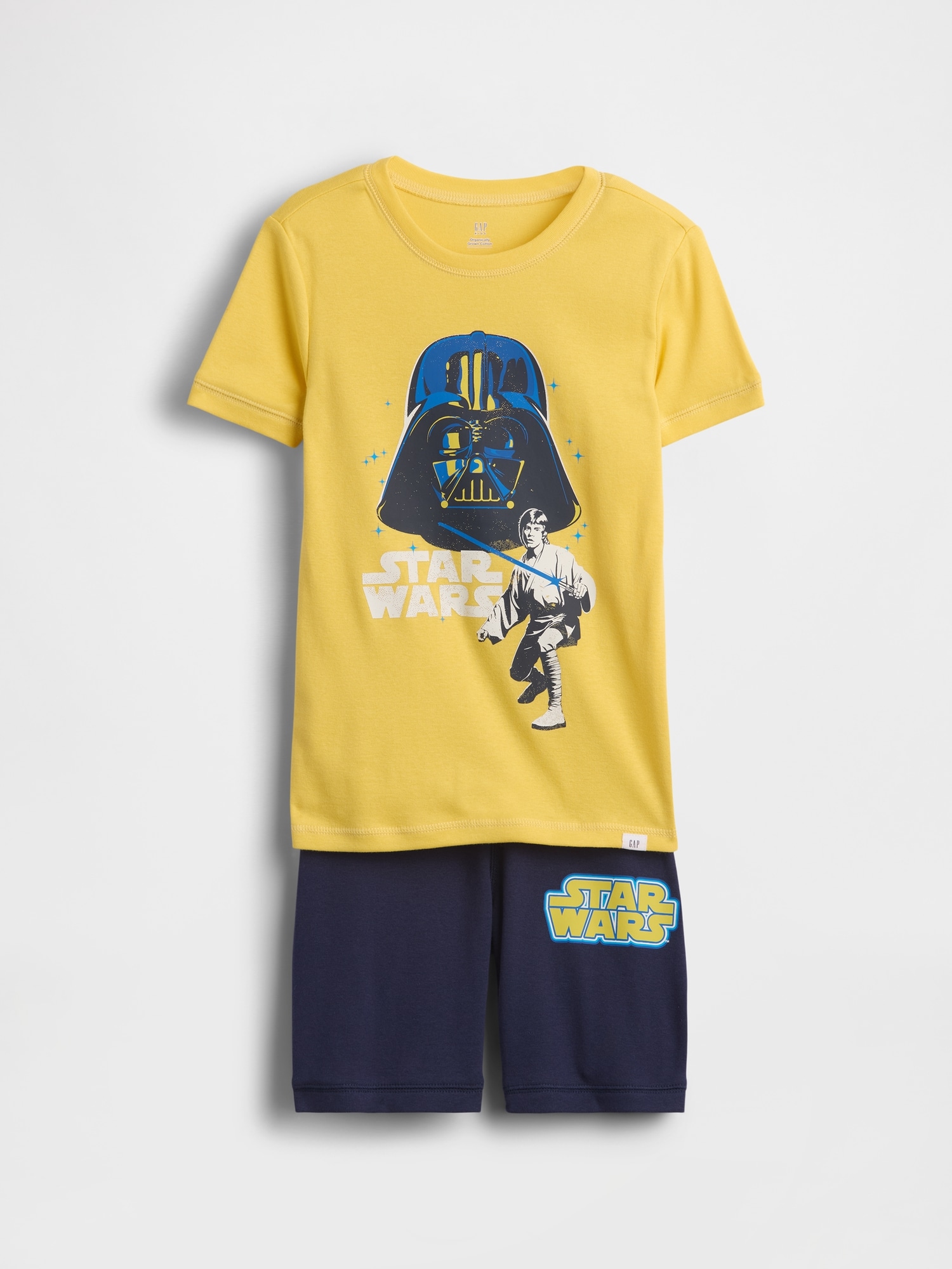 Kids Star Wars Organic Brushed Cotton PJ Short Set