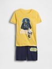 スター・ウォーズ ブラッシュド オーガニックコットン ショートパンツパジャマセット (キッズ)-0