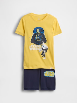 スター・ウォーズ ブラッシュド オーガニックコットン ショートパンツパジャマセット (キッズ)