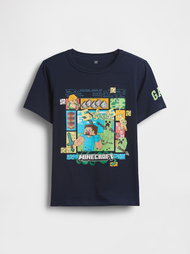 GapKids マインクラフト グラフィックTシャツ-0