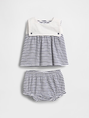 オーガニックコットン セーラーコーデセット (ベビー)