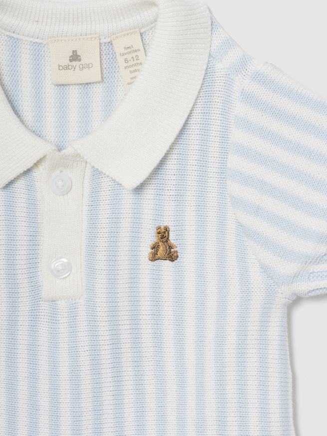 ブラナンベア ニットポロ カバーオール (ベビー)-2