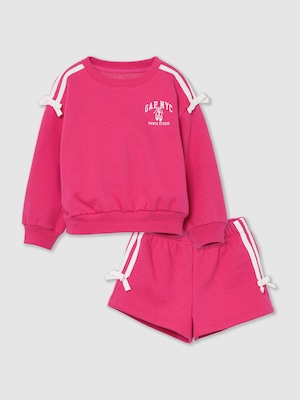 ヴィンテージソフト リボン GAPロゴ スウェットセットアップ (幼児・ベビー)