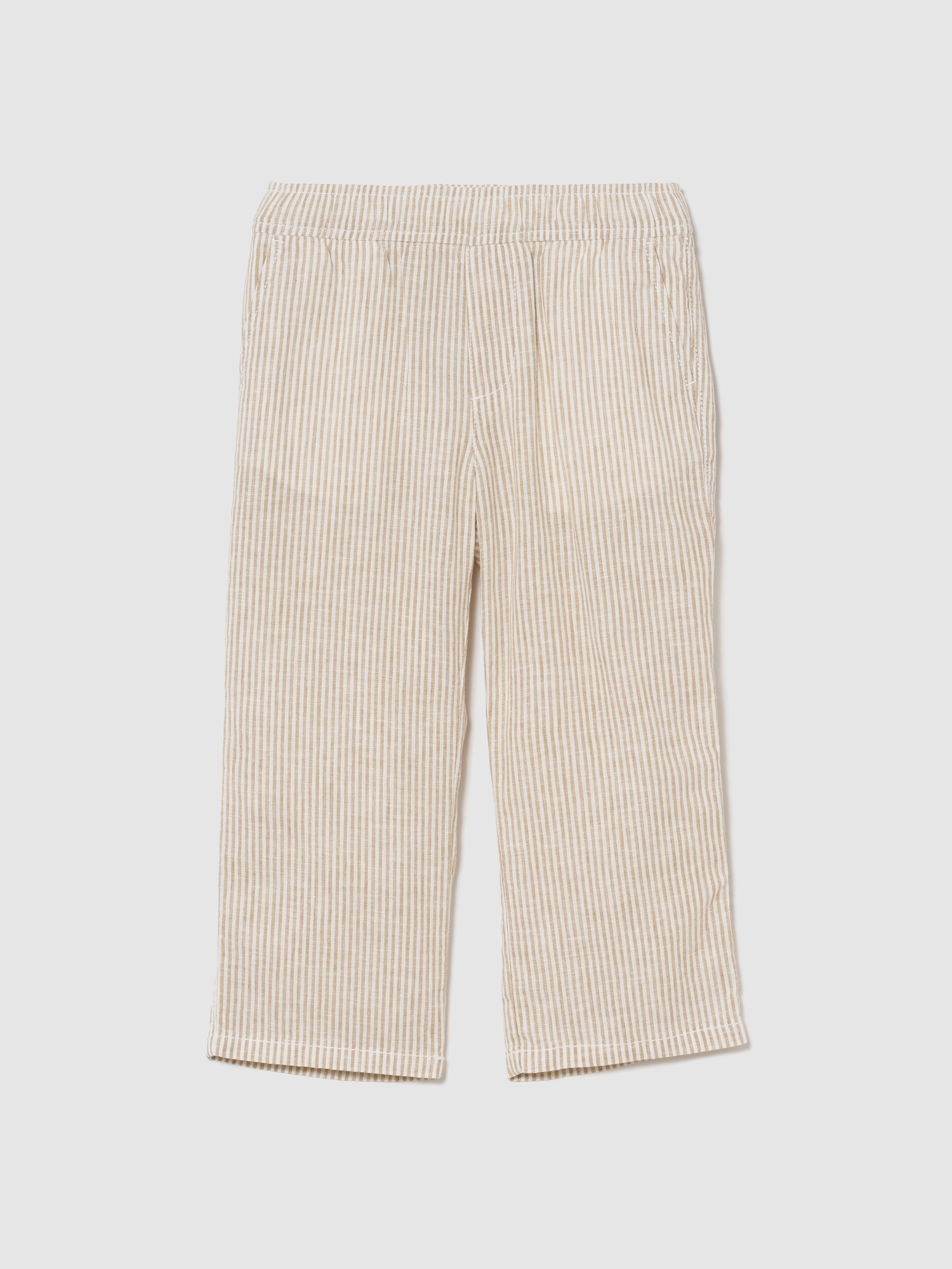 コットンリネン プルオンパンツ (幼児・ベビー)-0