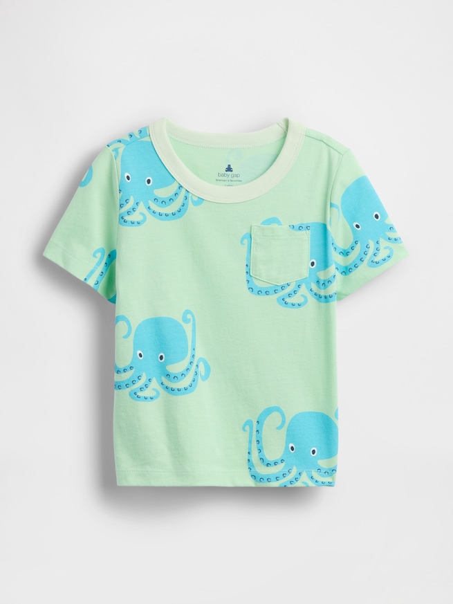 ブラナン フェイバリット プリント ポケットTシャツ (幼児・ベビー)-1