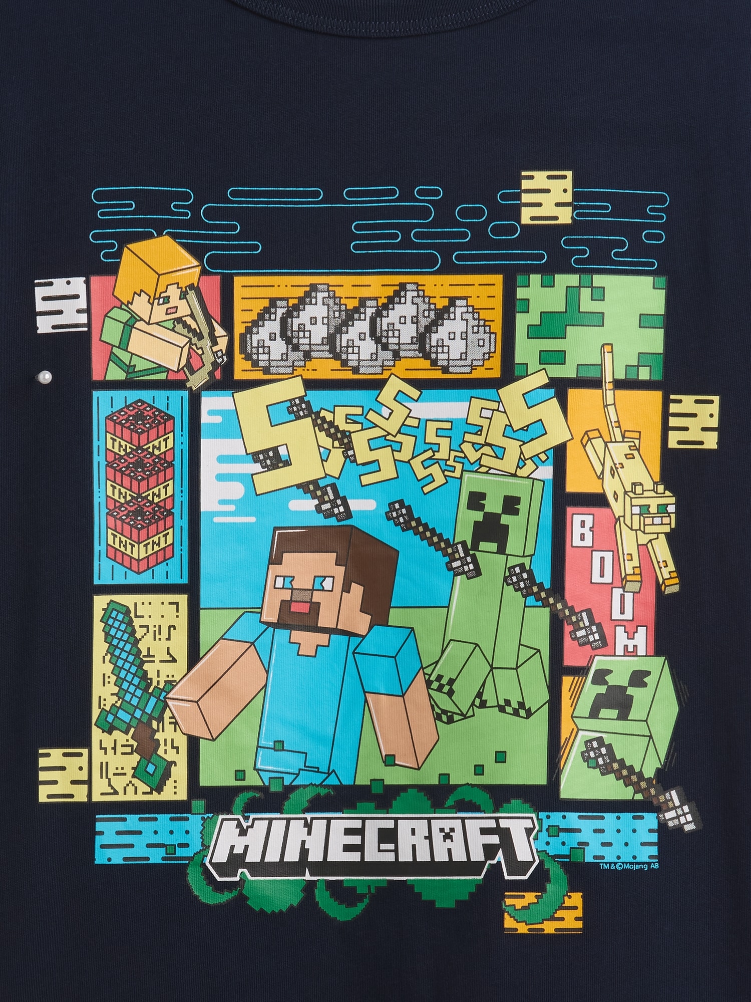 GapKids マインクラフト グラフィックTシャツ-2