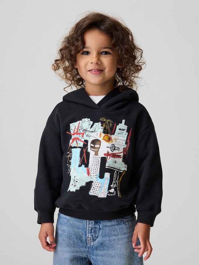 ジャン＝ミシェル・バスキア ヴィンテージソフトパーカー (幼児)-1