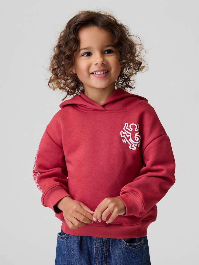 キース・ヘリング ヴィンテージソフトパーカー (幼児)-1