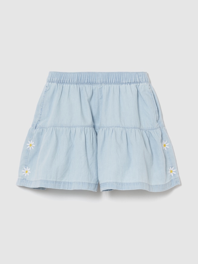 プルオン ティアード ショートパンツ (キッズ)-0