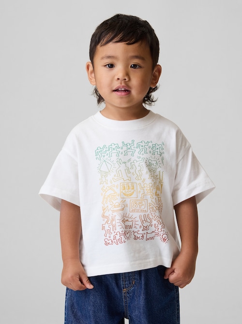 キース・へリング グラフィックTシャツ (幼児)