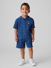 コットンガーゼ デニム コーデセット (幼児・ベビー)-0