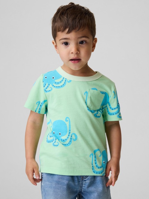 ブラナン フェイバリット プリント ポケットTシャツ (幼児・ベビー)