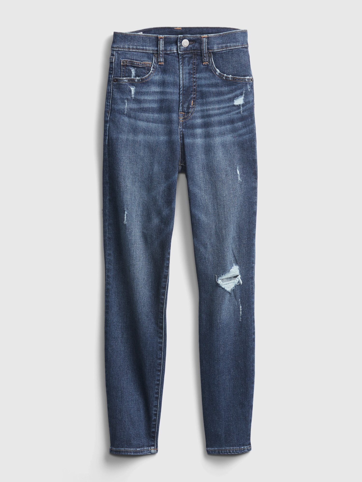 High Rise True Skinny Jeans