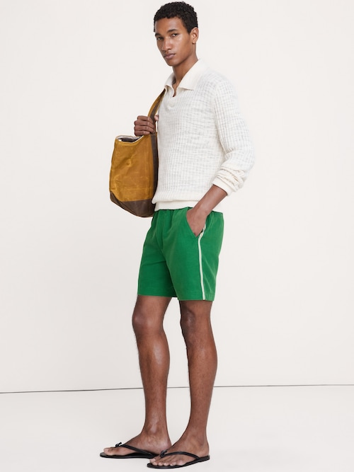 7インチ テンセル&trade;リネン ショートパンツ