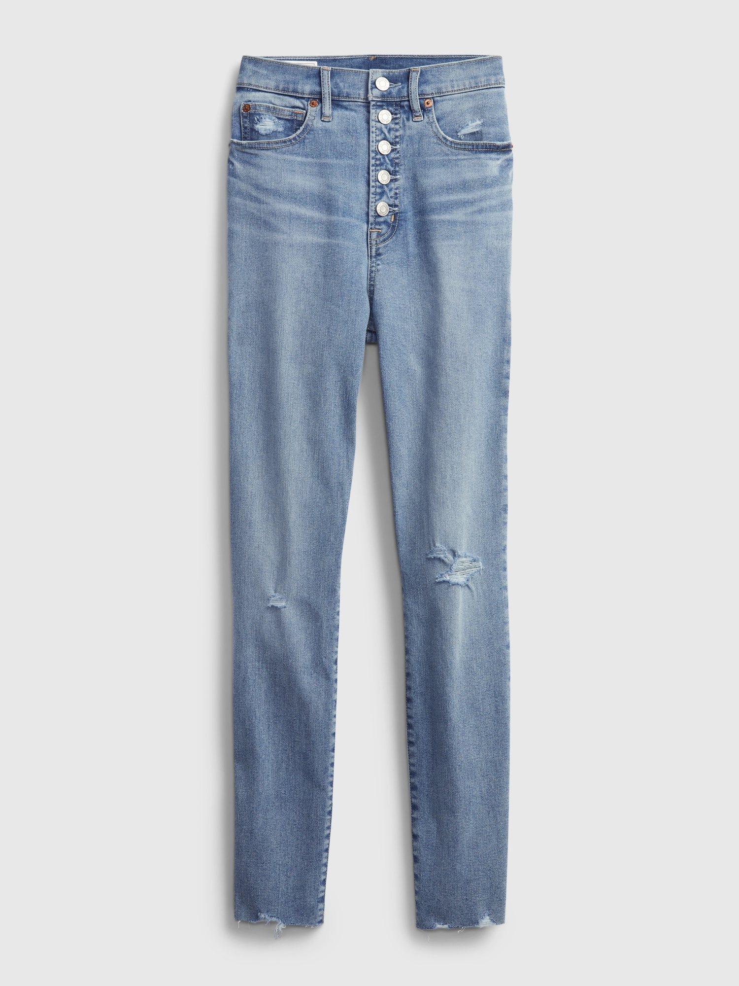 Sky High Rise True Skinny Jeans