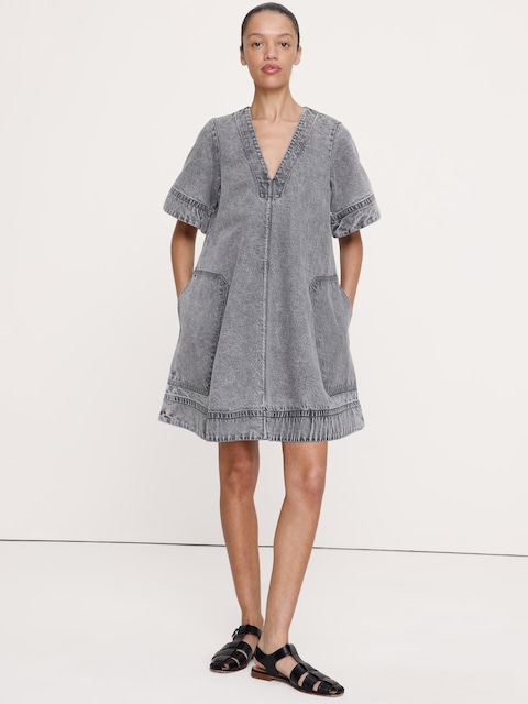 ROBE COURTE EN DENIM