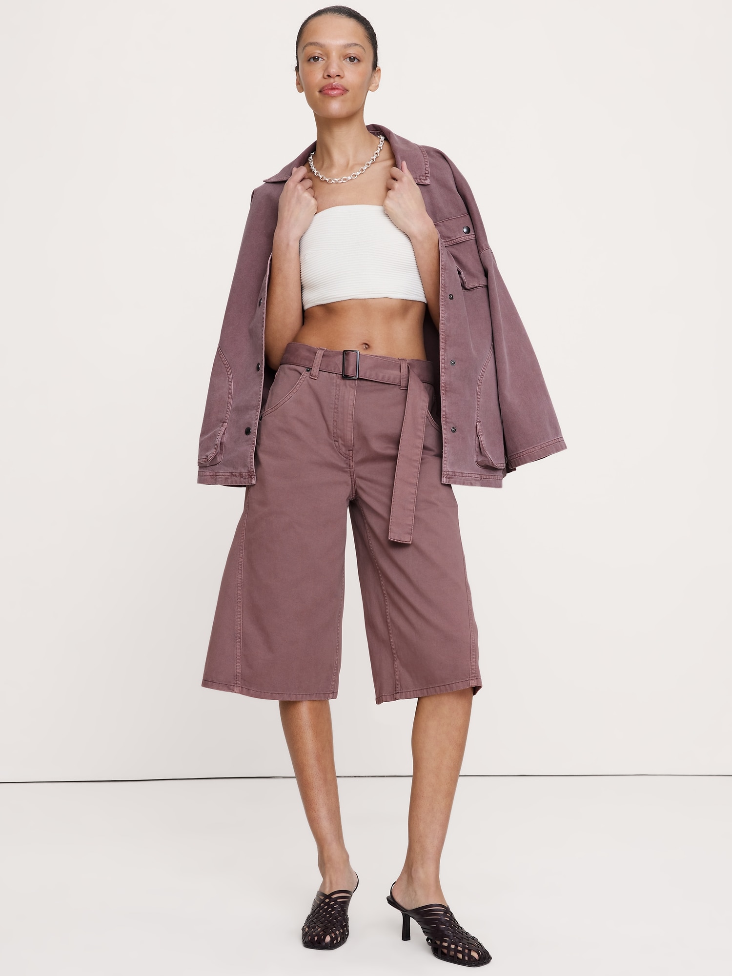 16" Cotton Long Bermuda Short