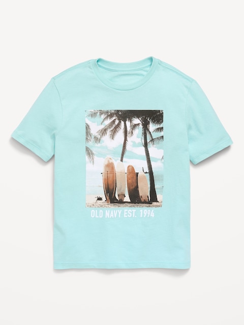 T-SHIRT À LOGO IMPRIMÉ À MANCHES COURTES POUR GARÇON