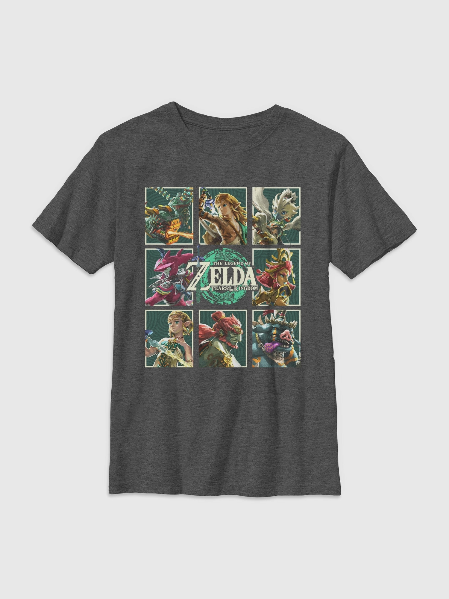 Nintendo Character Boxes Graphic T-Shirt for Boys