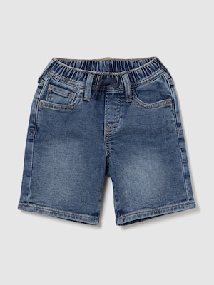 babyGap プルオン ルーズフィット デニム スウェットショートパンツ