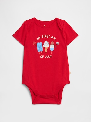 グラフィック ボディスーツ (ベビー)