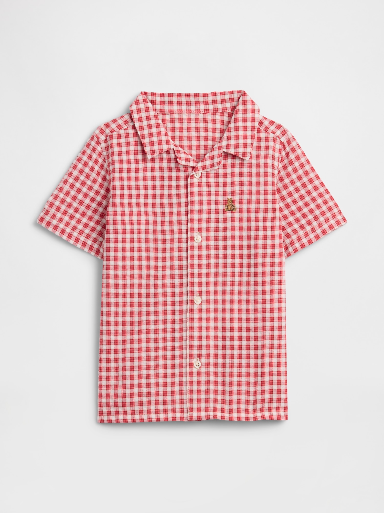 babyGap ブラナンベア シアサッカー バケーションシャツ-0