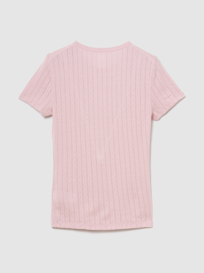 ポインテール クルーネックTシャツ-2