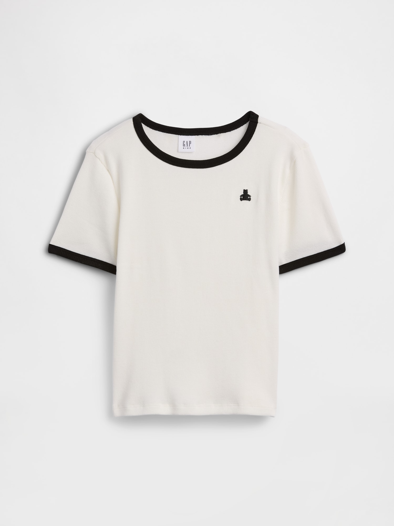 Kids Ribbed Brannan Bear Ringer T-Shirt