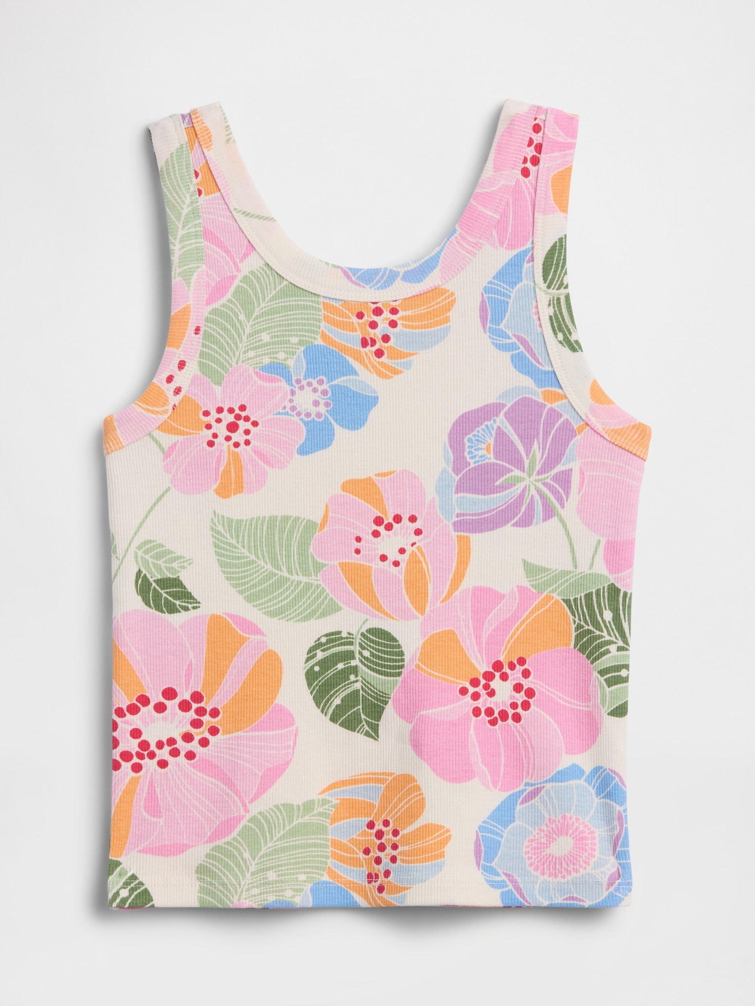 Kids Ribbed Tank Top