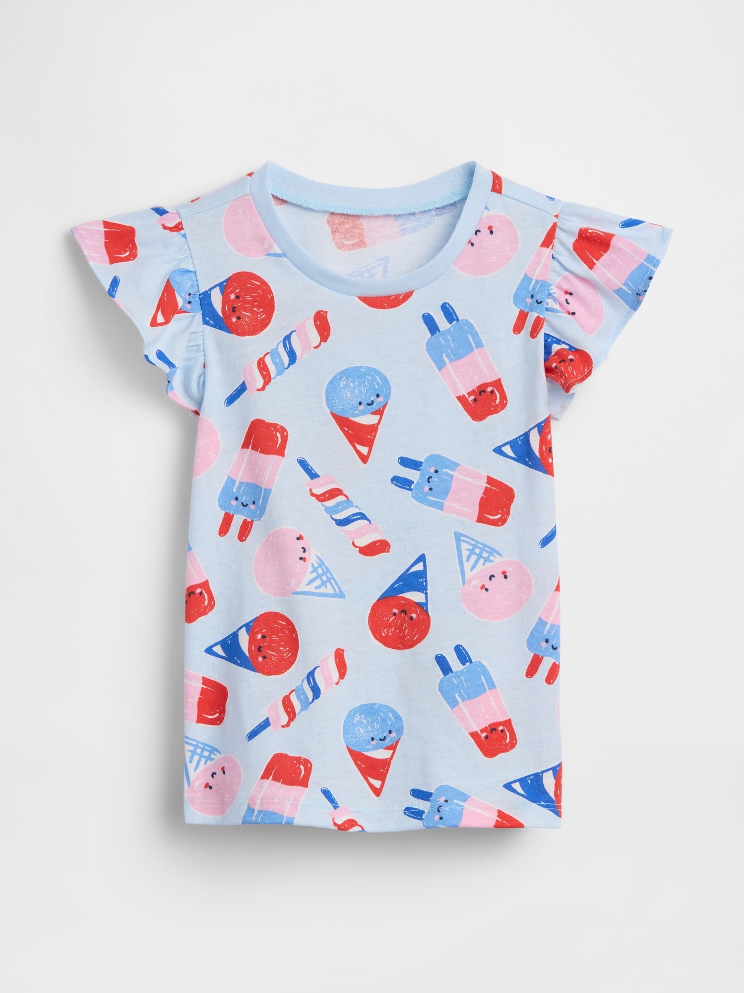 babyGap Print Flutter Sleeve T-Shirt