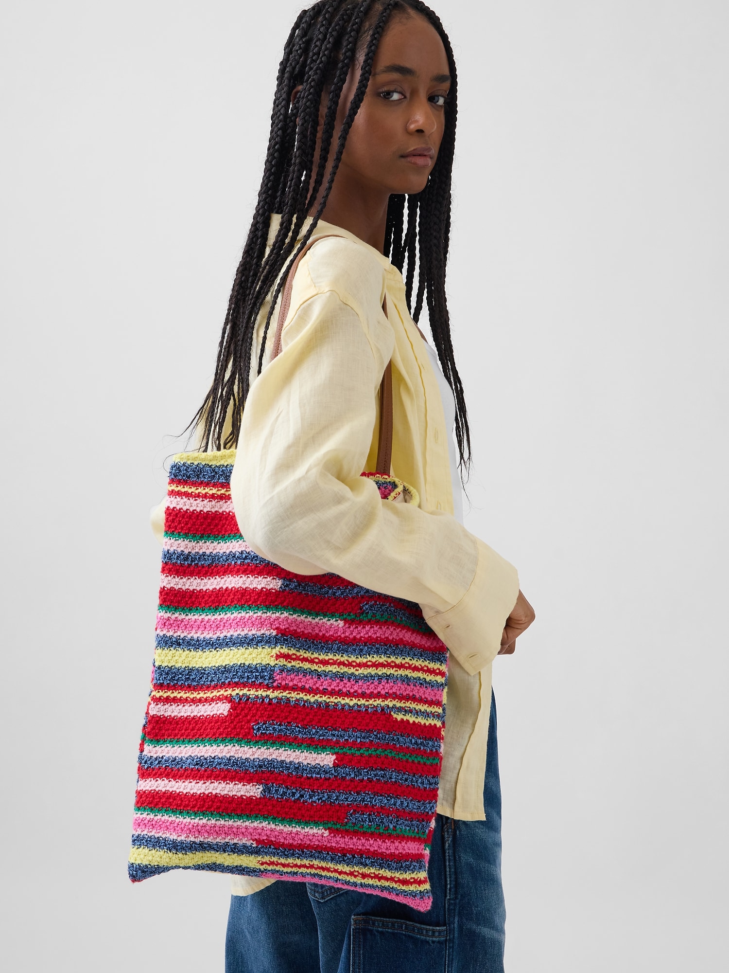 クロシェ トートバッグ-1