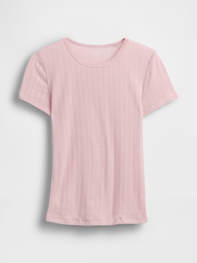 ポインテール クルーネックTシャツ-4