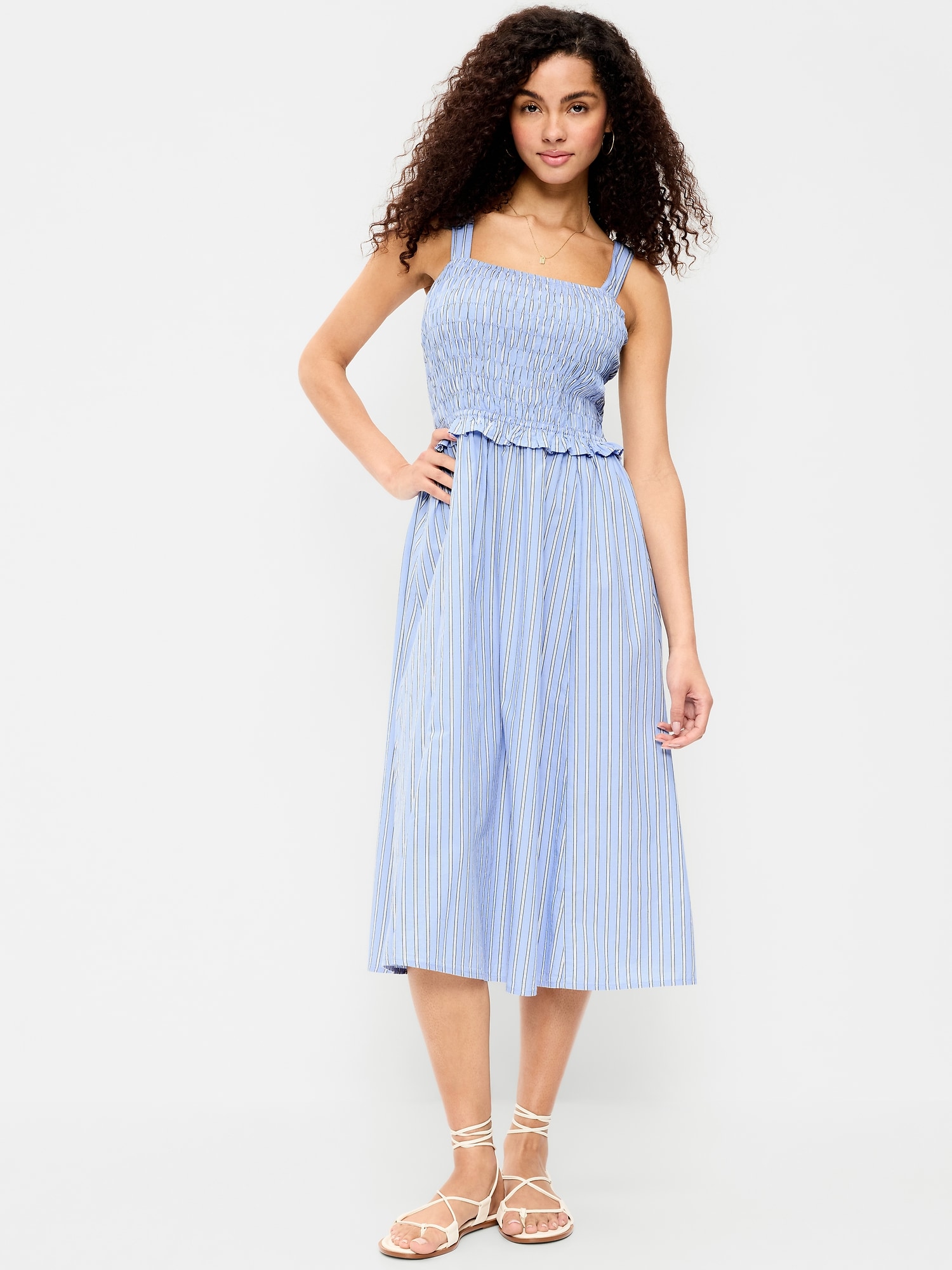 green emerald velvet dress Redefined Midi Fit & Flare Dress – Her Style Exclusive main image 1