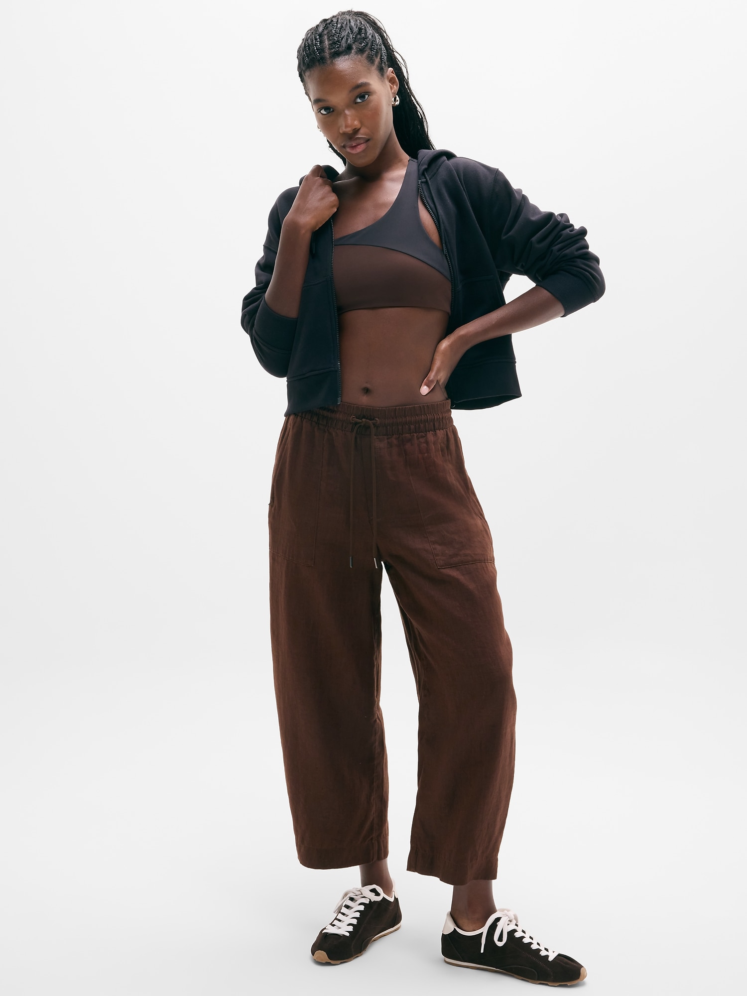 100% Linen Pants | Athleta Canada