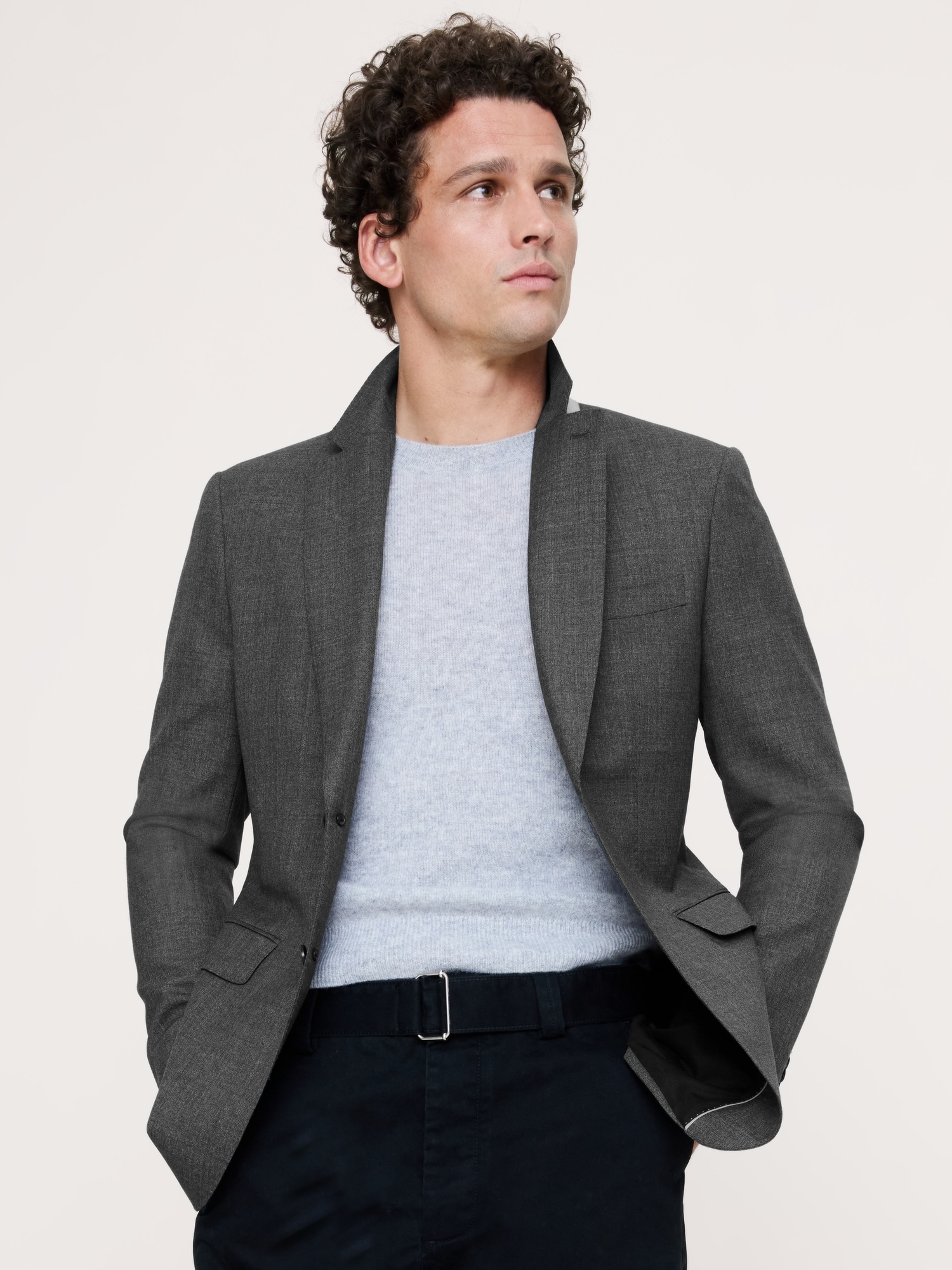 シグネチャー イタリアン ラスティック スーツジャケット-3