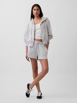 3インチ フレンチテリー リラックスフィットGAPロゴ スウェットショートパンツ