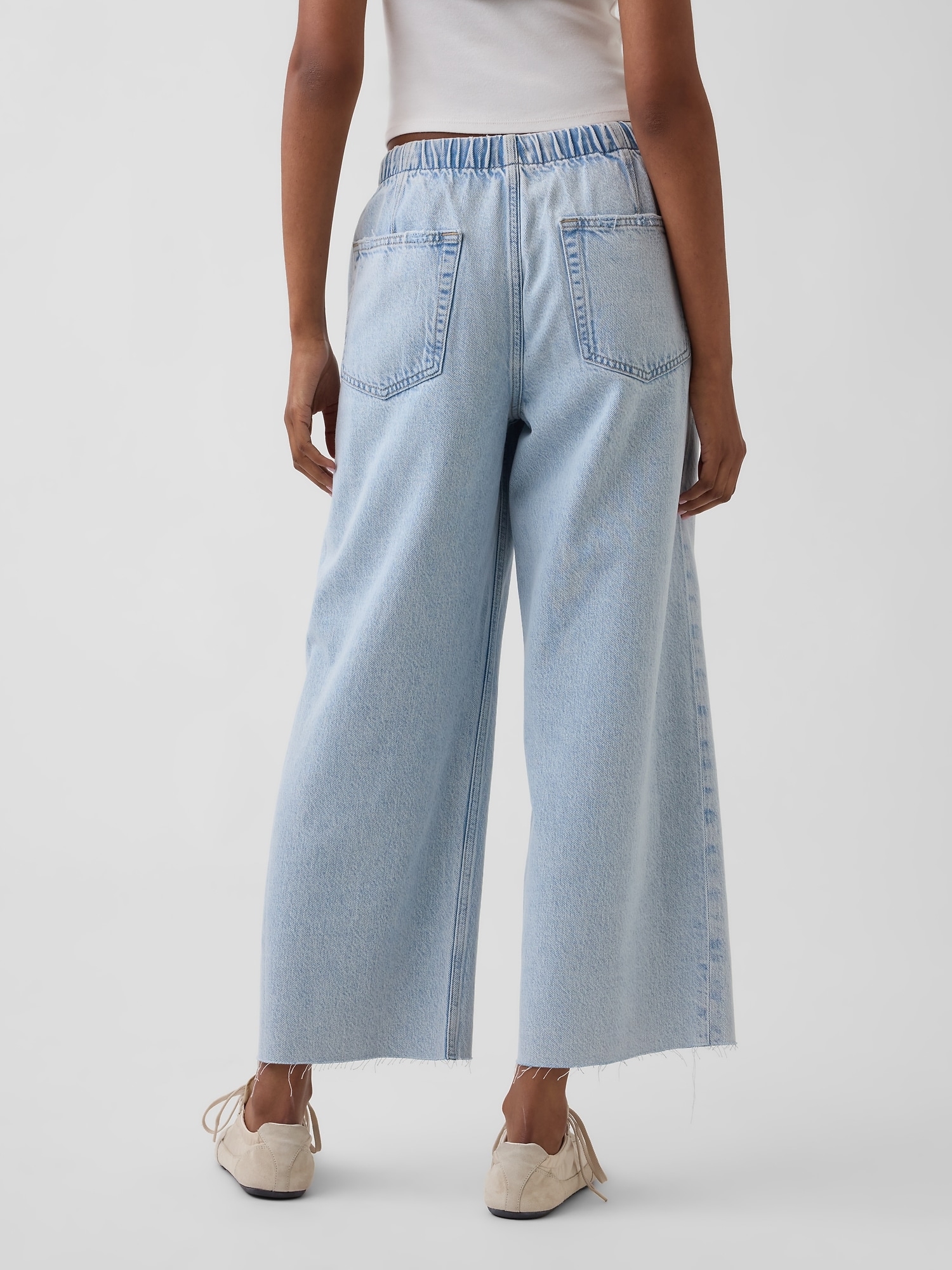 Low Rise Easy '90s Loose Crop Jeans