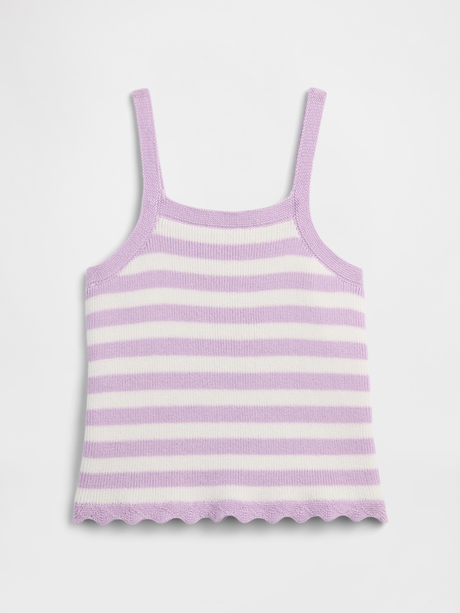 babyGap ストライプ ニットタンクトップ-0