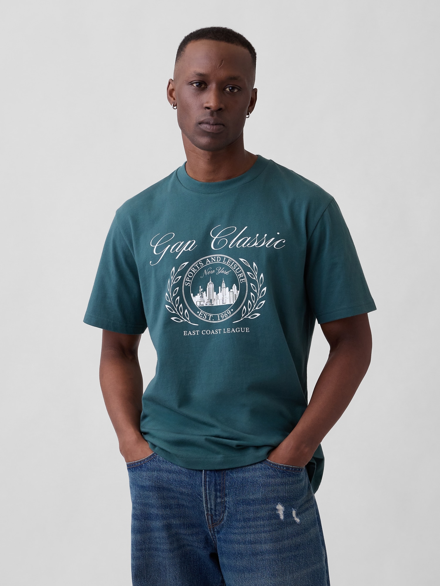エブリディ ソフト リラックスフィット グラフィックTシャツ-0