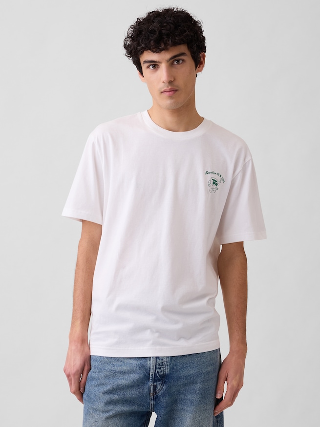 エブリディ ソフト リラックスフィット グラフィックTシャツ-0