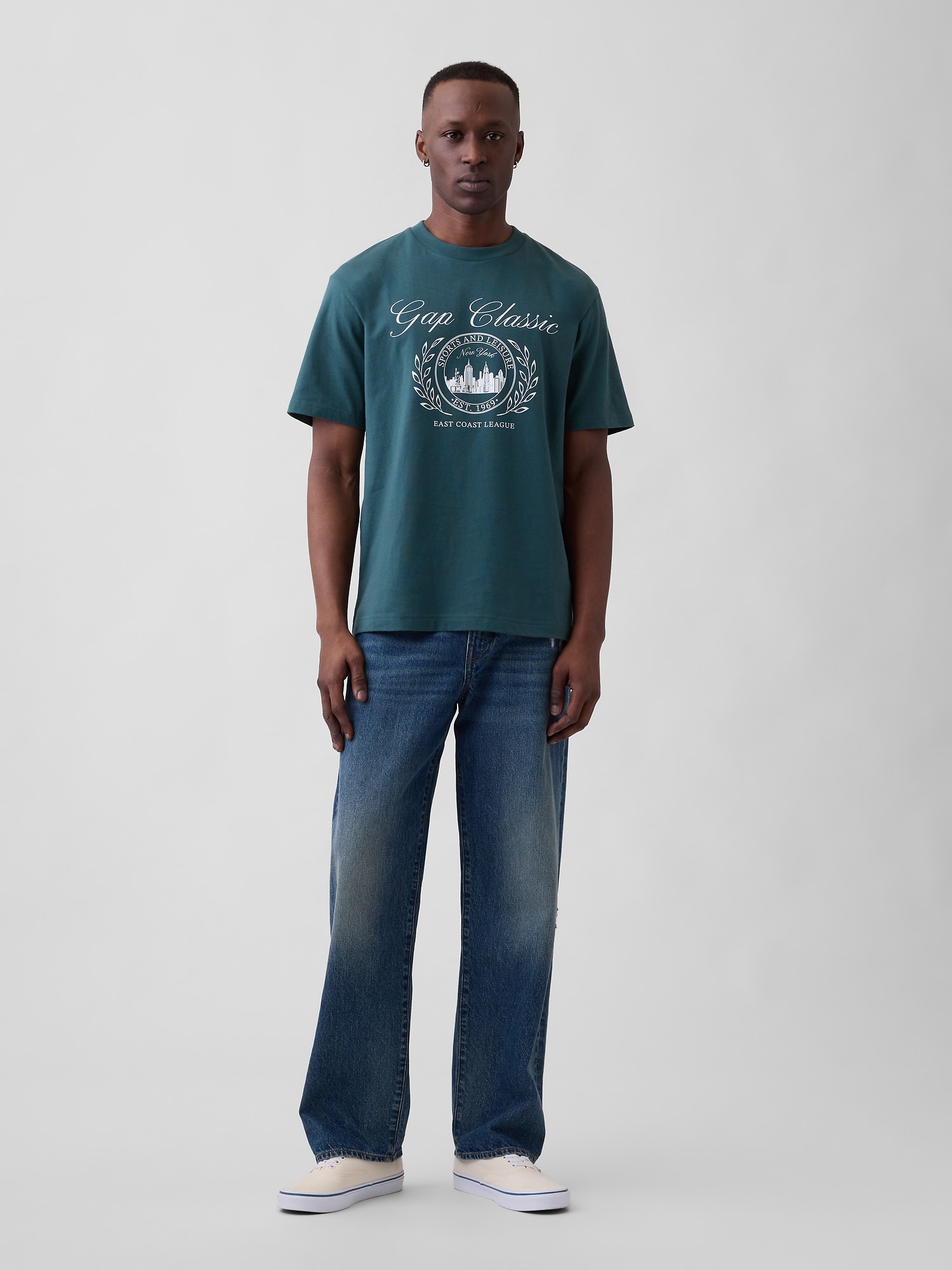 エブリディ ソフト リラックスフィット グラフィックTシャツ-4