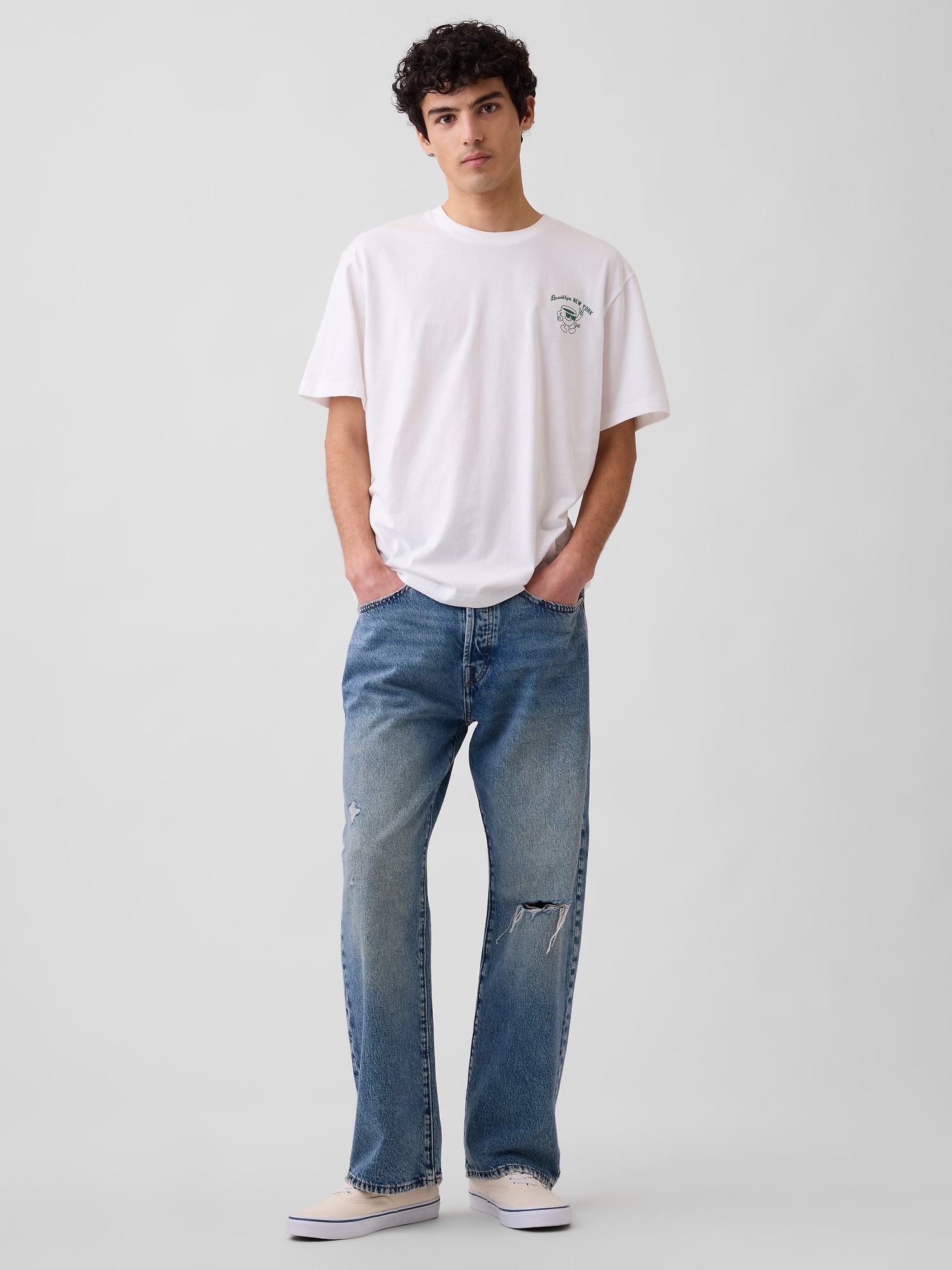 エブリディ ソフト リラックスフィット グラフィックTシャツ-4