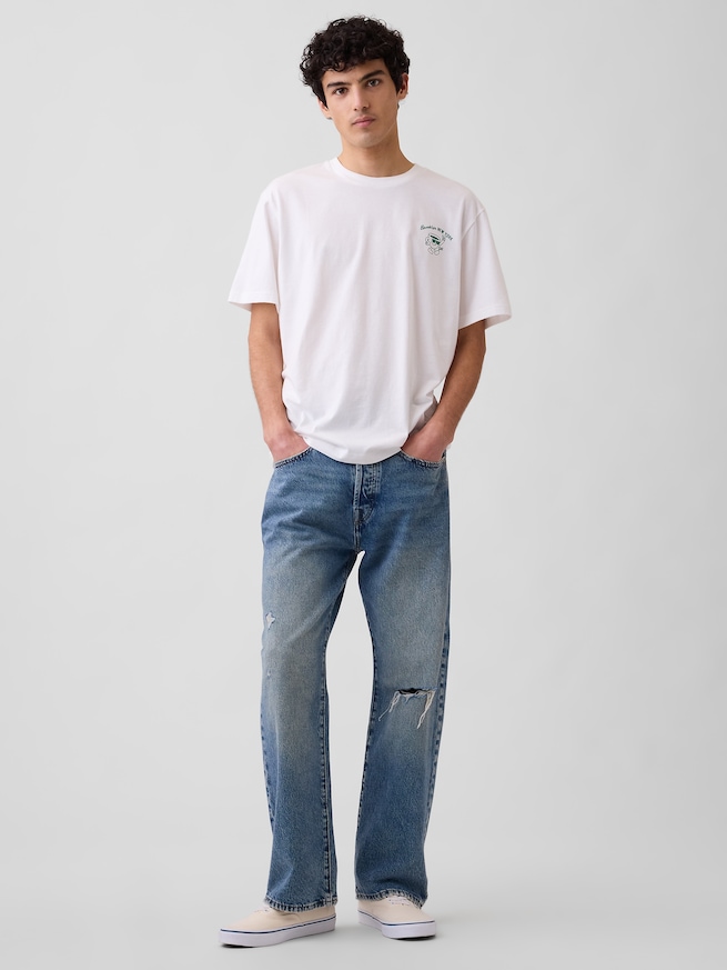 エブリディ ソフト リラックスフィット グラフィックTシャツ-4