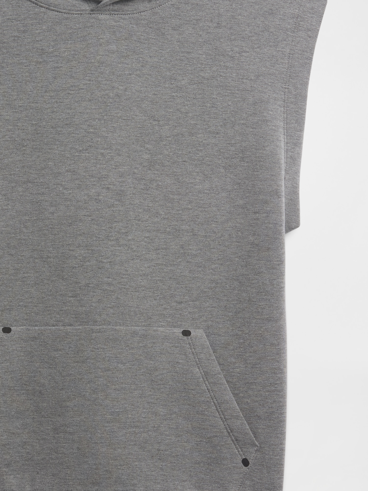 GapFit リラックスフィット ノースリーブ テックパーカー (キッズ)-2