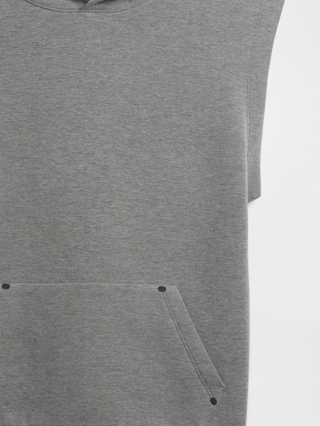 GapFit リラックスフィット ノースリーブ テックパーカー (キッズ)-2