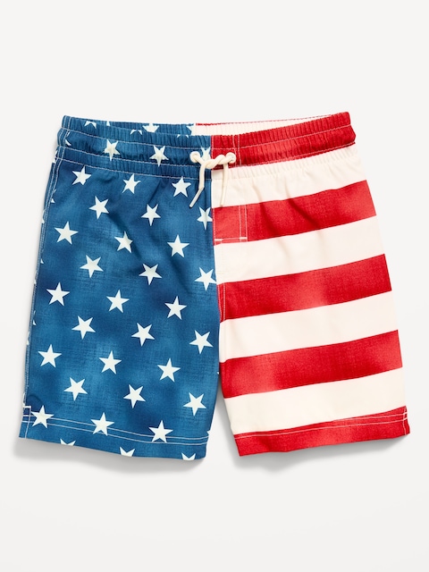 Printed Swim Trunks for Boys