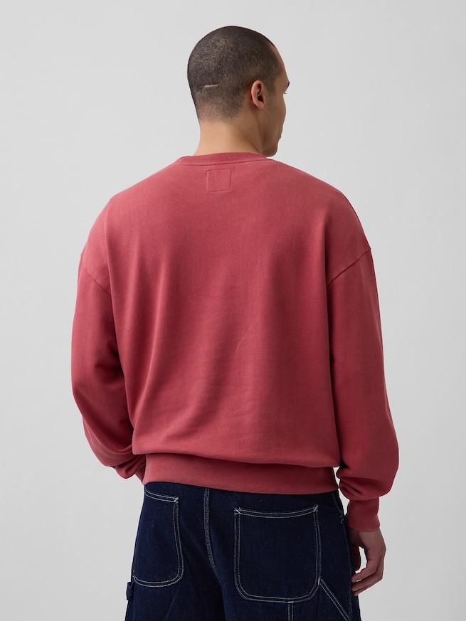 キース・ヘリング ヘビーウェイト ロゴ スウェットシャツ-2