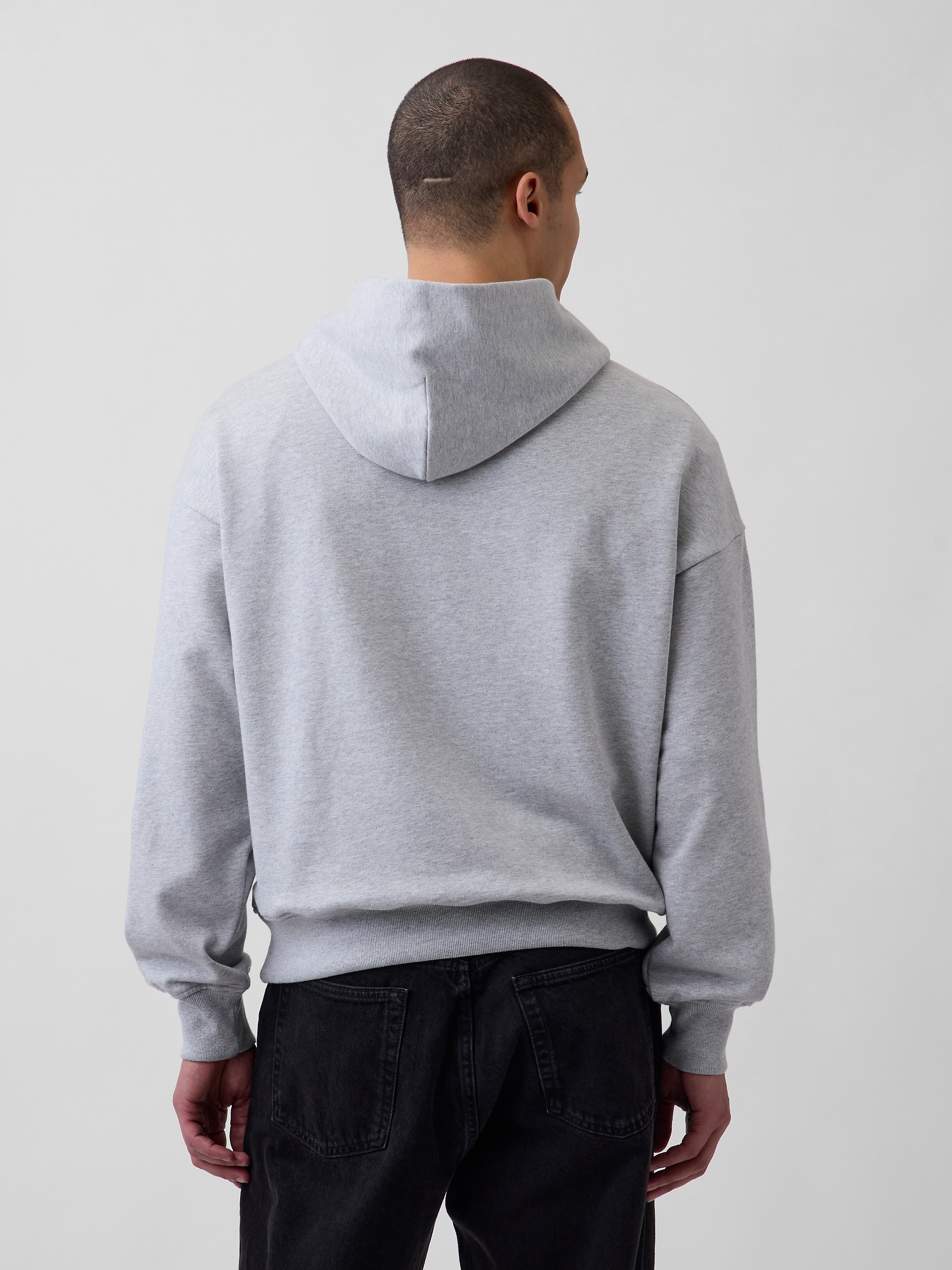 ジャン＝ミシェル・バスキア ヘビーウェイトパーカー-2