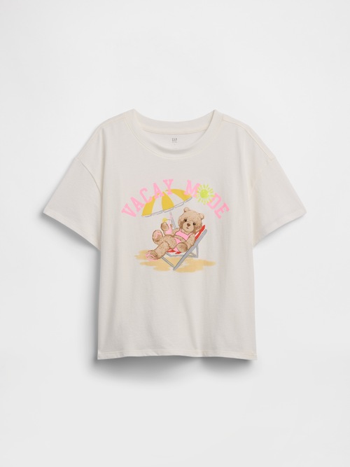 オーバーサイズ グラフィックTシャツ (キッズ)